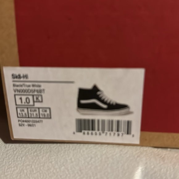 Vans KIDS SK8-HI Size 1 - Picture 7 of 8